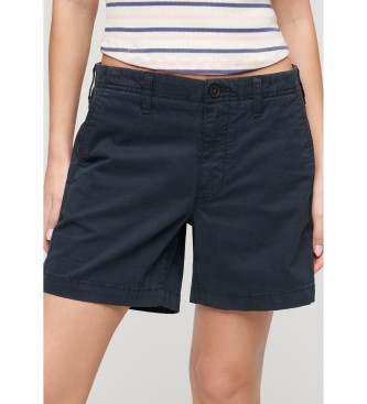 Superdry Klassieke chino shorts marine