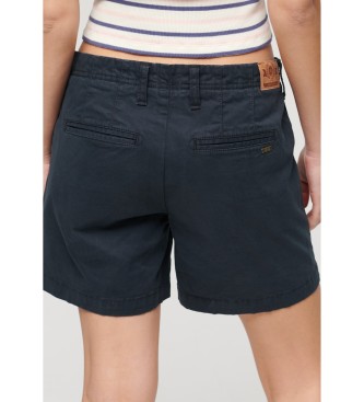 Superdry Klassische Chino-Shorts navy