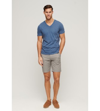 Superdry Grijze stretch chino shorts