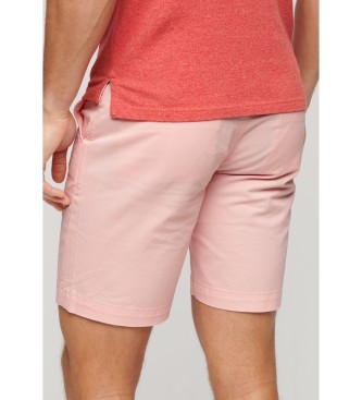 Superdry Chino raztegljive kratke hlače roza
