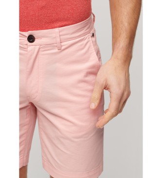 Superdry Chino Stretch-Shorts rosa