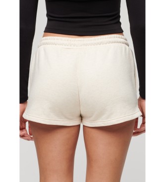 Superdry Essential shorts med logotyp beige