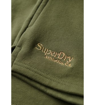 Superdry Pantaloncini verdi con logo Essential