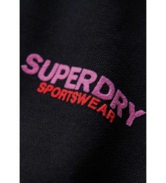 Superdry Sportkleding Racer Korte broek zwart
