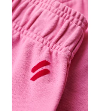 Superdry Pantaloncini da gara sportivi rosa