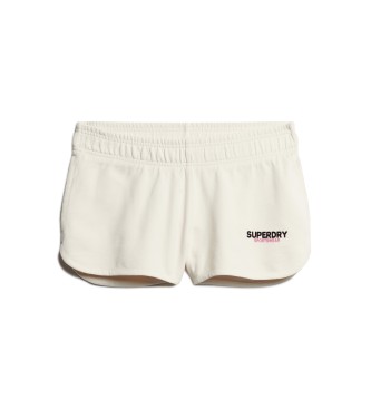Superdry Sportswear Racer Shorts Off-White