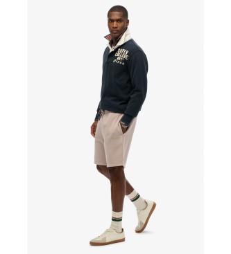 Superdry Korte broek met beige micrologo