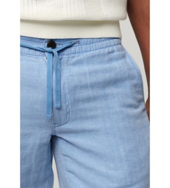 Superdry Blue linen shorts