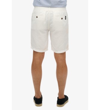 Superdry Merchant Store Leinenshorts wei