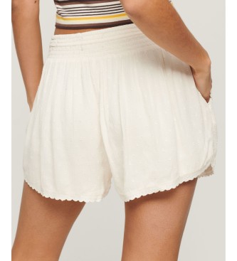 Superdry Off-white Vintage Beach Shorts