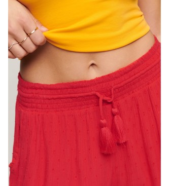 Superdry Vintage beach shorts red