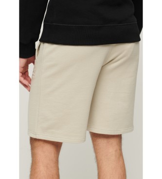 Superdry Shorts in maglia beige