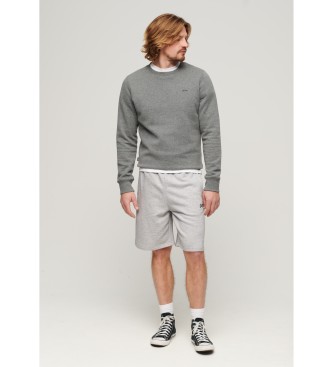Superdry Szare szorty z dzianiny