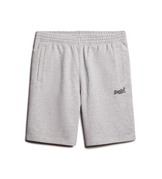 Superdry Szare szorty z dzianiny