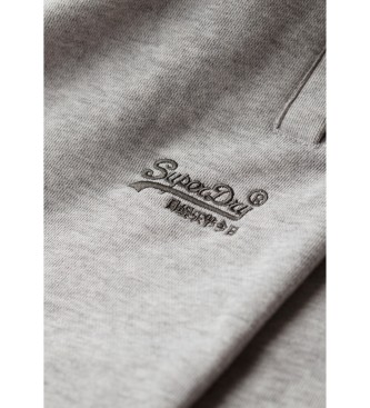 Superdry Szare szorty z dzianiny