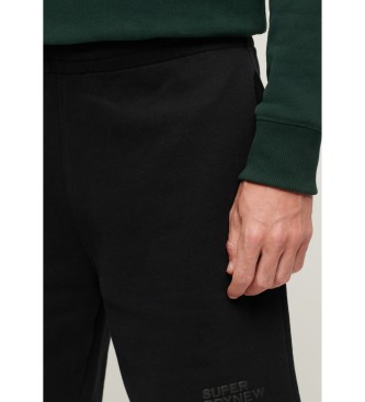 Superdry Luxury Sport baggy shorts sort