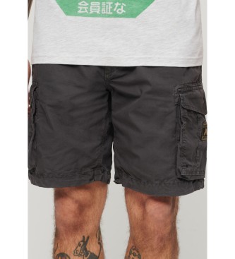 Superdry Letvgts faldskrmsshorts, sort