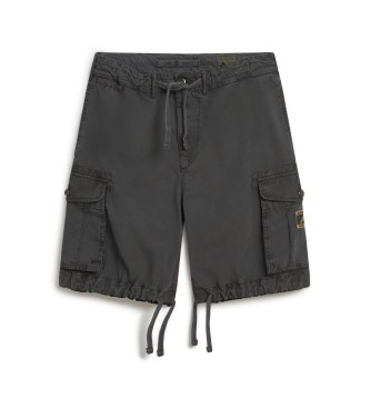 Superdry Letvgts faldskrmsshorts, sort