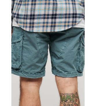 Superdry Leichte blaue Fallschirmshorts