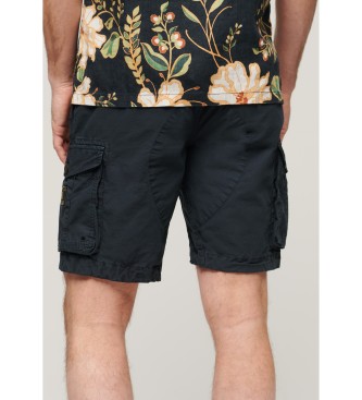 Superdry Leichte navyfarbene Shorts im Fallschirmstil