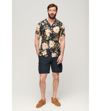 Superdry Short lger de style parachute marine