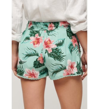 Superdry Pantaloncini da spiaggia verdi