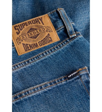 Superdry Gerade Shorts mit blauem Vintage Logo