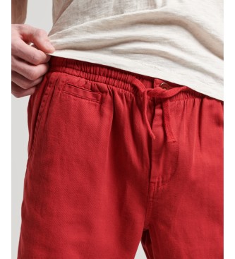 Superdry Vintage red overdyed shorts