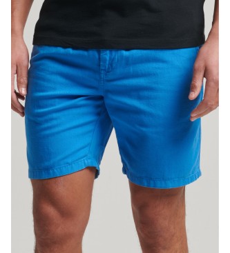 Superdry Vintage blue overdyed shorts