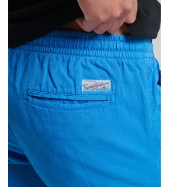 Superdry Vintage blau gefrbte Shorts