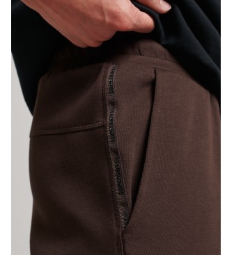 Superdry Rjave tehnične kratke hlače