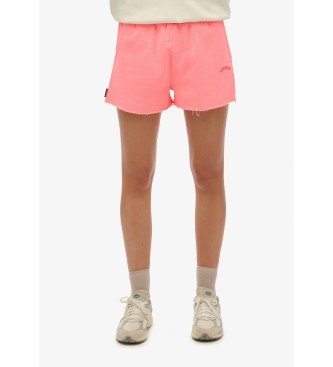 Superdry Bistvene koralno obarvane kratke hlače