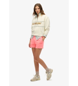 Superdry Bistvene koralno obarvane kratke hlače