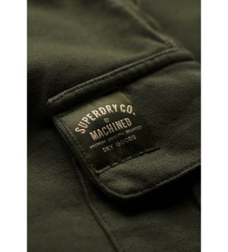 Superdry Cargo shorts med grnne kontrastsyninger
