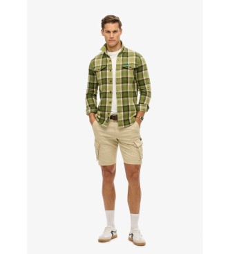 Superdry Core beige shorts