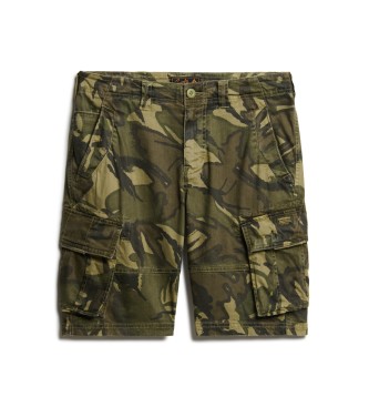 Superdry Pantaln corto tipo cargo Core verde