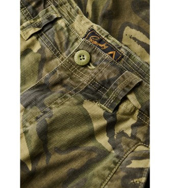 Superdry Pantaln corto tipo cargo Core verde