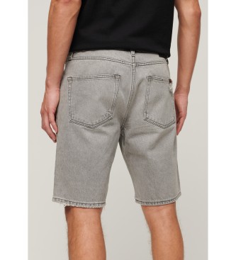 Superdry Gr lige denimshorts