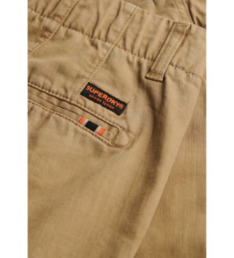 Superdry Vintage International beige shorts