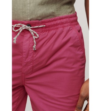 Superdry Sprehod kratke hlače roza