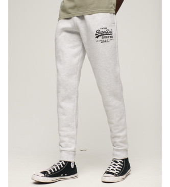 Superdry Vintage Heritage Classic Logo Trousers grey