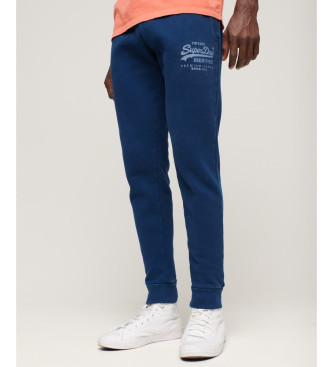 Superdry Vintage Heritage Classic Logo Trousers Navy