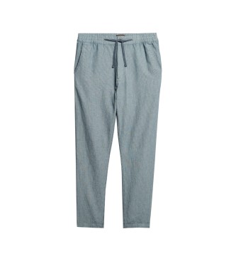 Superdry Linen trousers with blue drawcord