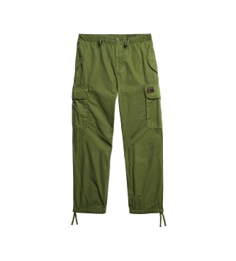 Superdry Zelene vrečaste hlače s padalom