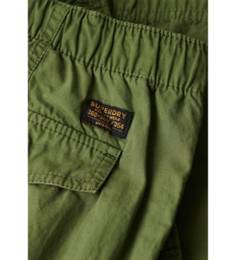 Superdry Zelene vrečaste hlače s padalom