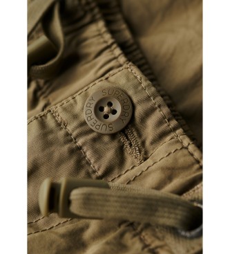 Superdry Parachute taupe baggy bukser