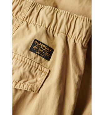 Superdry Parachute beige baggy trousers