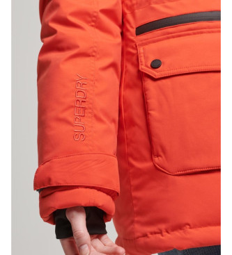 Superdry Parka acolchoada City vermelho