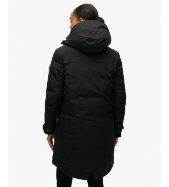 Superdry Parka City Fishtail negro