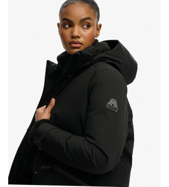 Superdry Parka City Fishtail negro